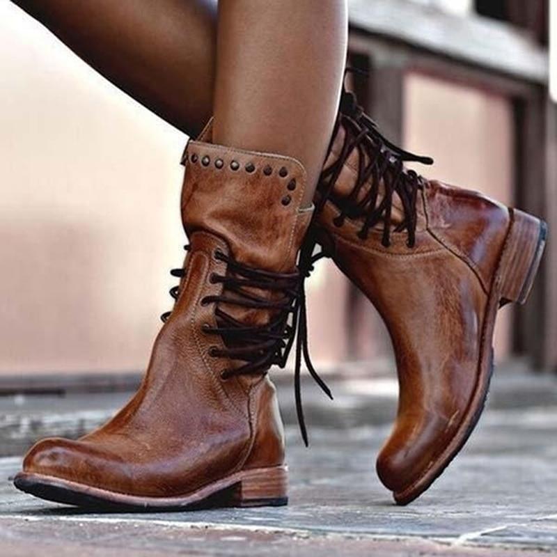 Elvian | Bottes en cuir élégantes avec doublure douce