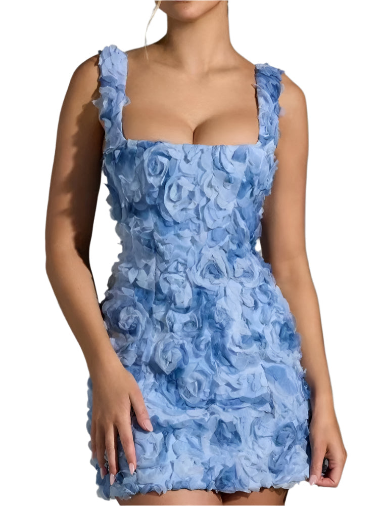 Robe minirobe Isabella avec applications florales