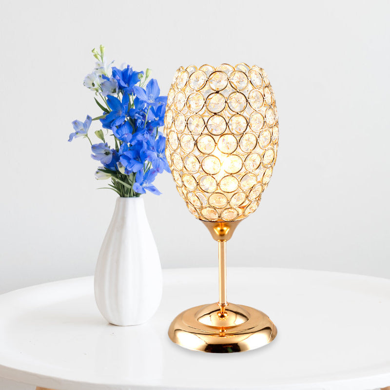 LumiCup - Lampe de chevet élégante en cristal