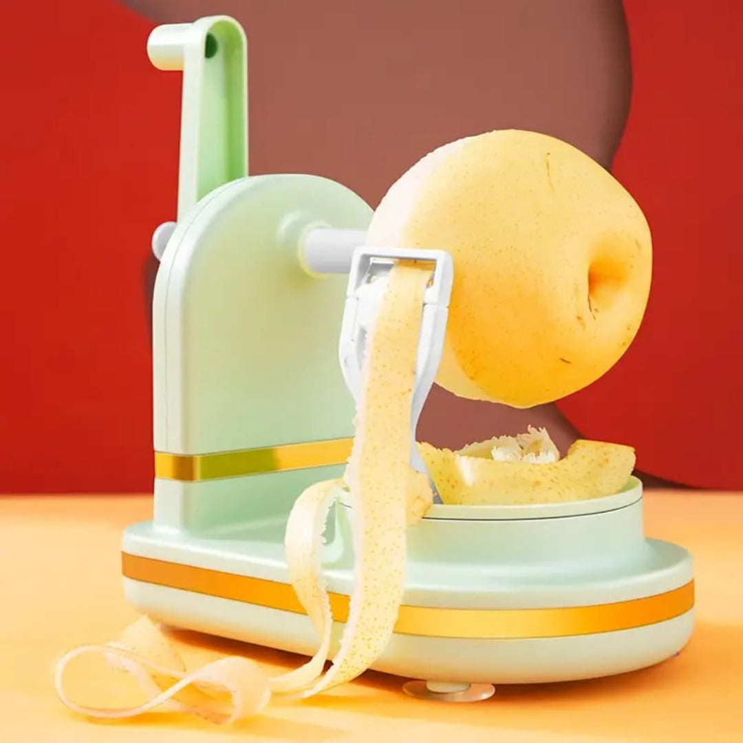 CrankPeel - Éplucheur de cuisine sans effort avec manivelle