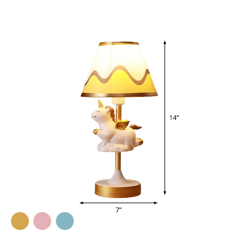 Twinklehorn – Lampe de bureau en tissu en forme d'âne pour les bureaux