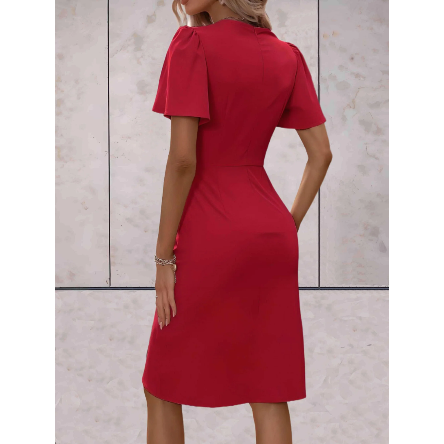 Laura - Robe portefeuille chic d'été