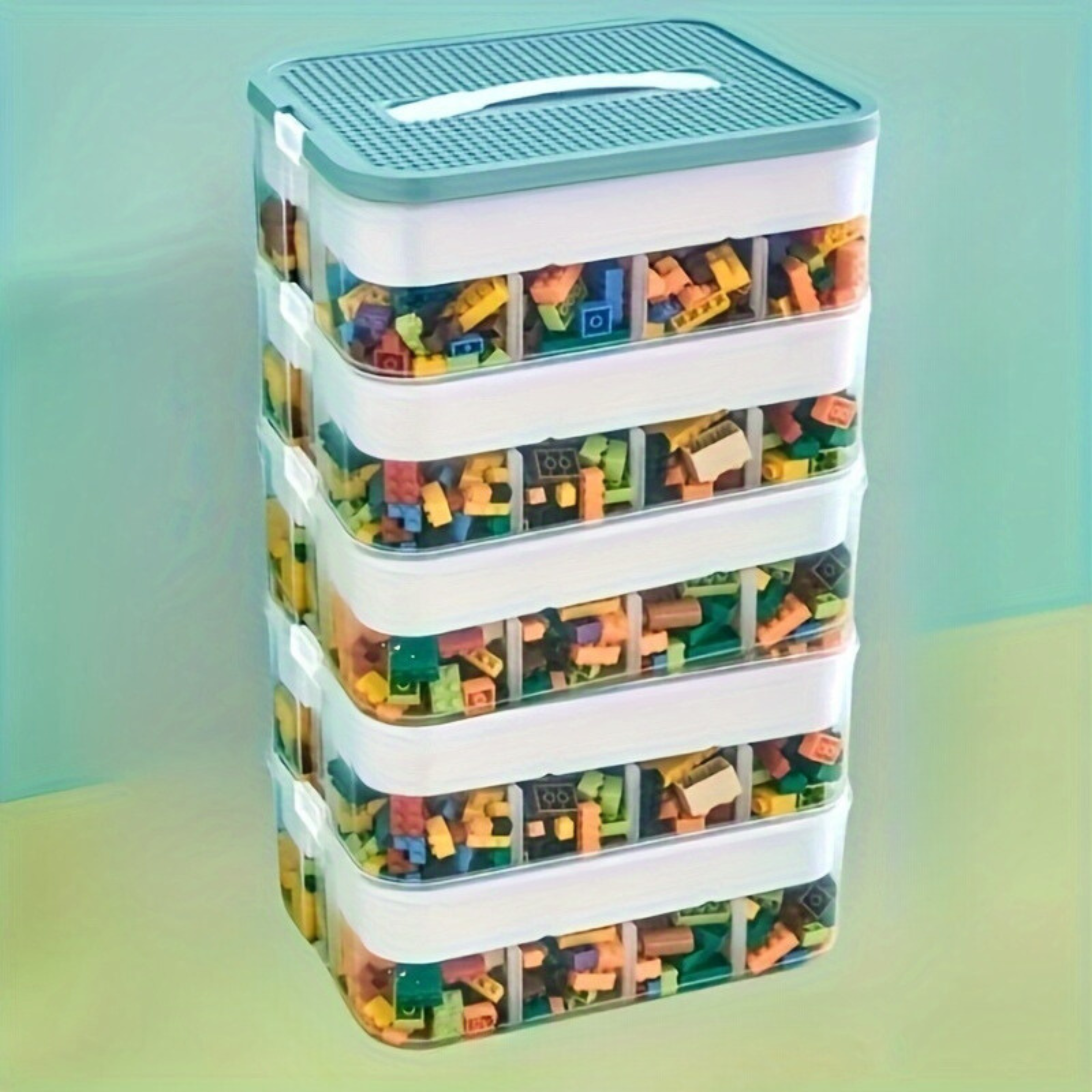 SpaceBlock – Conteneurs de rangement empilables pour blocs de construction