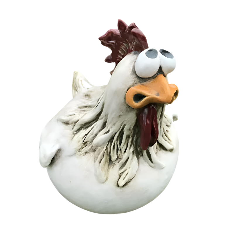 Décoration de poulet de jardin extérieur