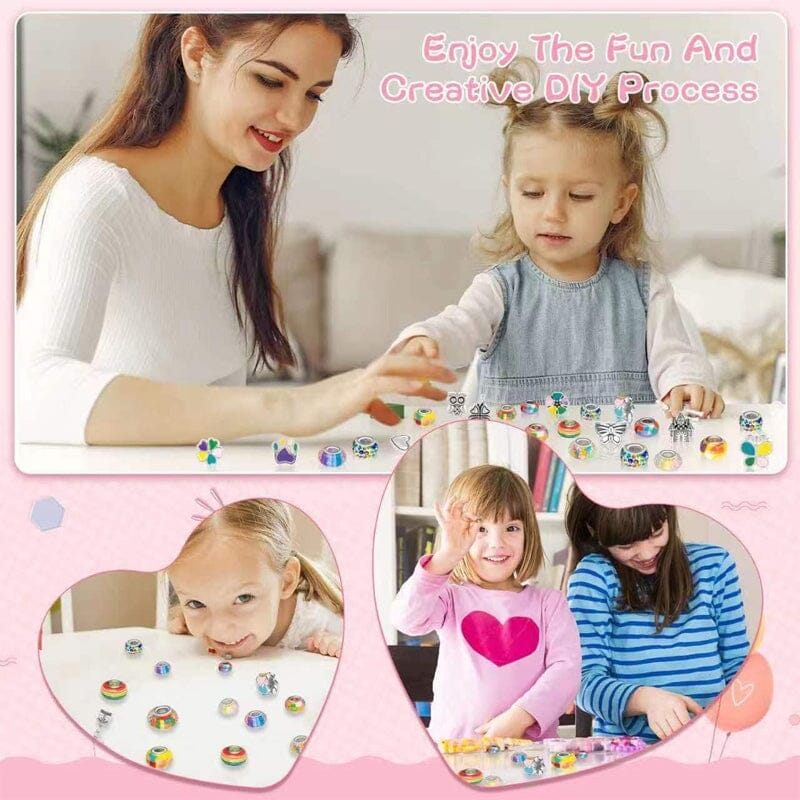 Trousse de bracelet à perles DIY pour filles