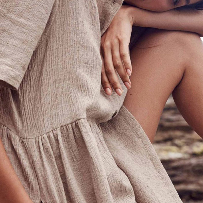 Sylvie - Robe mi-longue au charme naturel