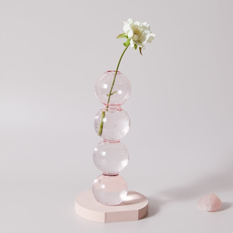 GlassAura - Bougeoirs et vases en verre faits à la main élégants