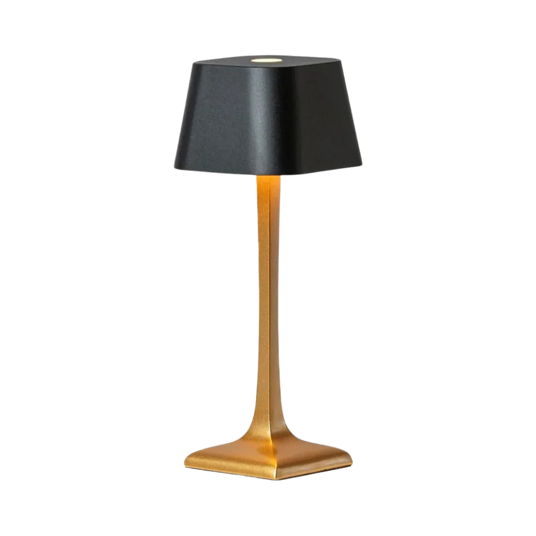 LumaLine - Lampe de table élégante et lisse avec abat-jour cylindrique