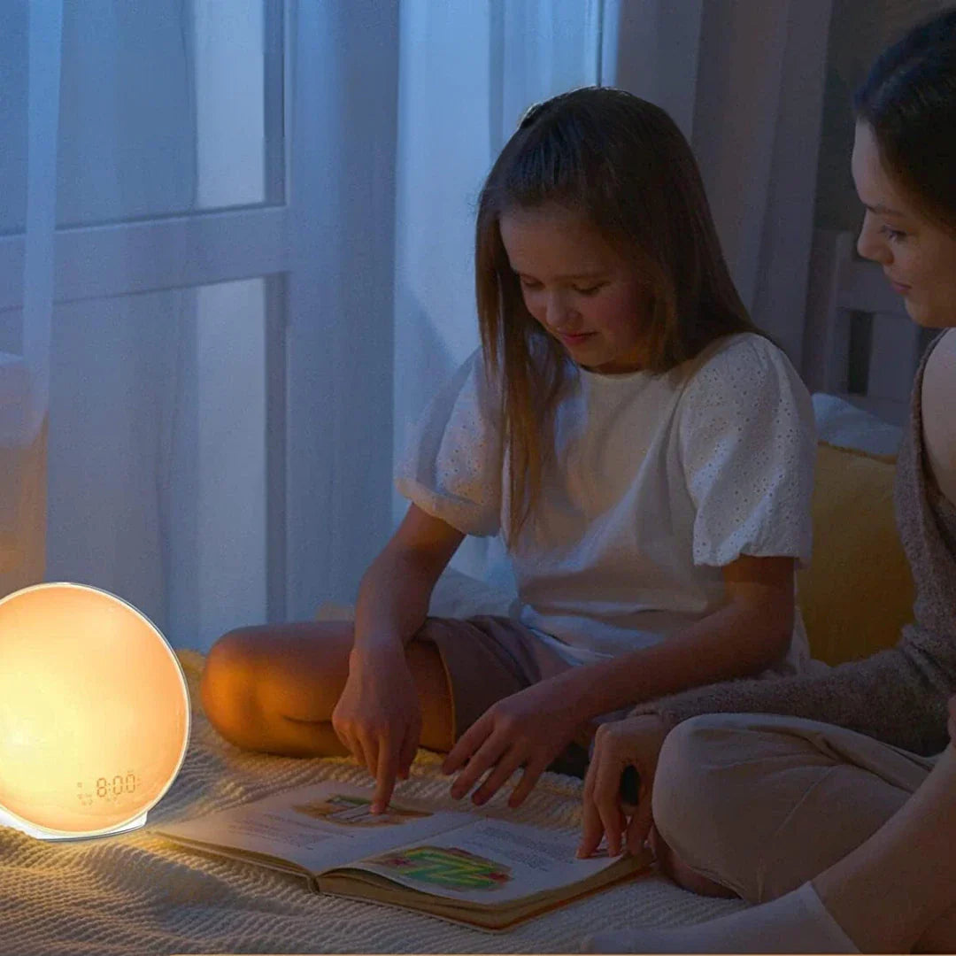LumiRise - Réveil intelligent simule le lever du soleil avec un réveil doux