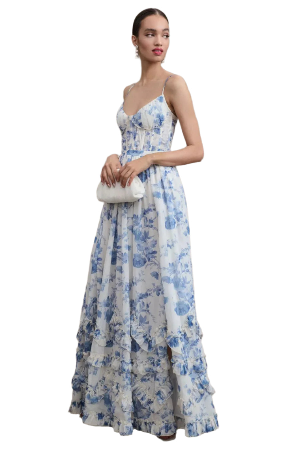 Colette - Robe Maxi Blomsterkorset