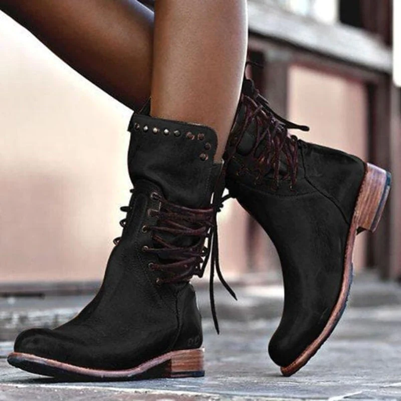 Elvian | Bottes en cuir élégantes avec doublure douce