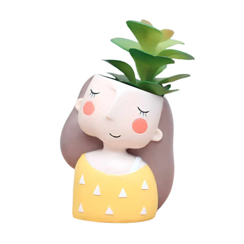 Ensemble de Jardinières en Résine Miniature UrbanSprout – Pots à Succulentes Ludique