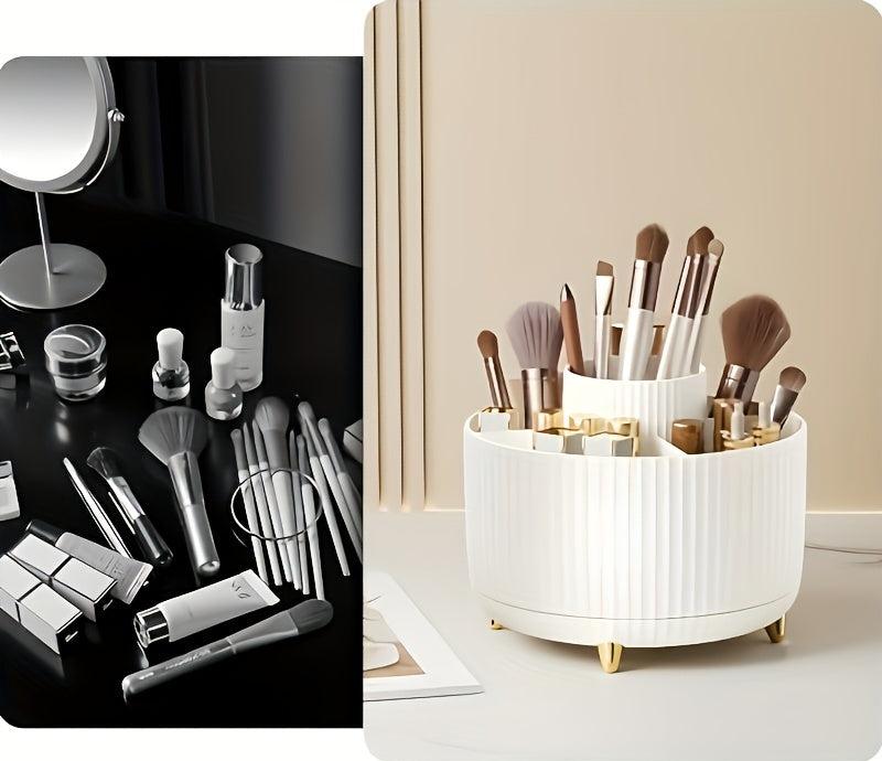 Organisateur de maquillage et d'accessoires rotatif 360°