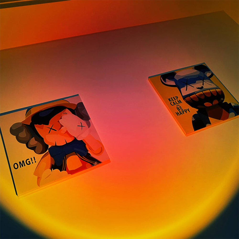 AmberGlow - Lampe de table inspirée du rétro