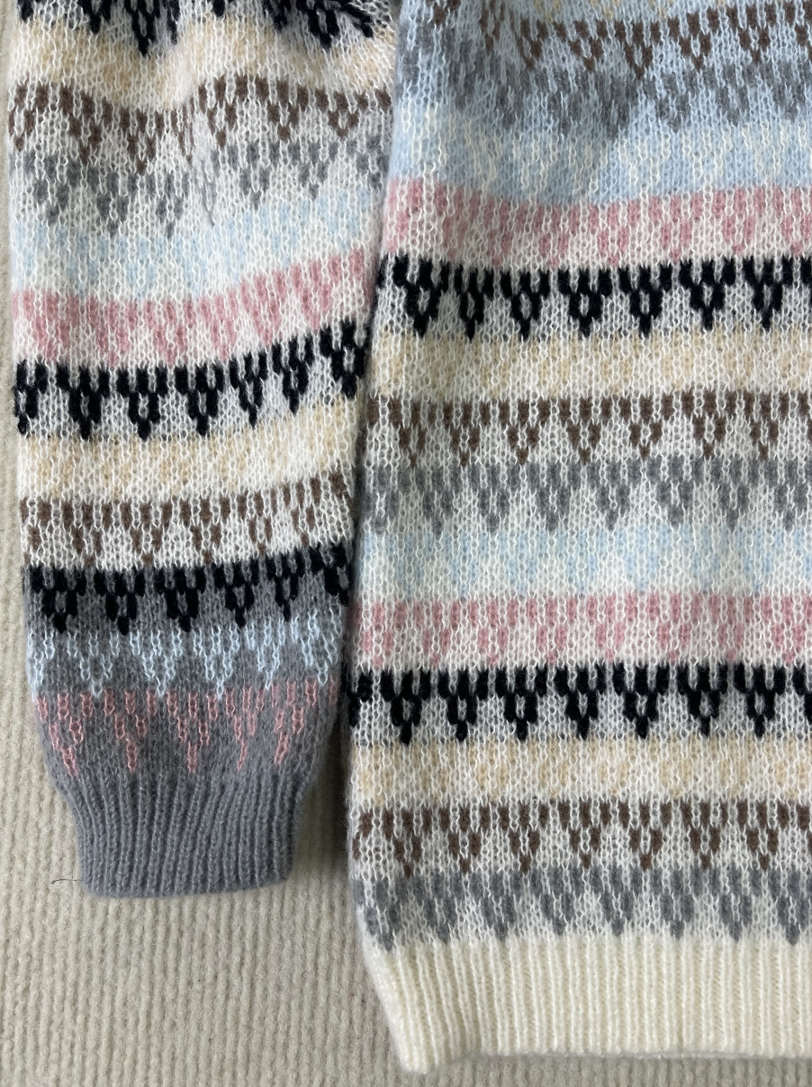 Tendance d'automne® Pull à manches longues en peluche