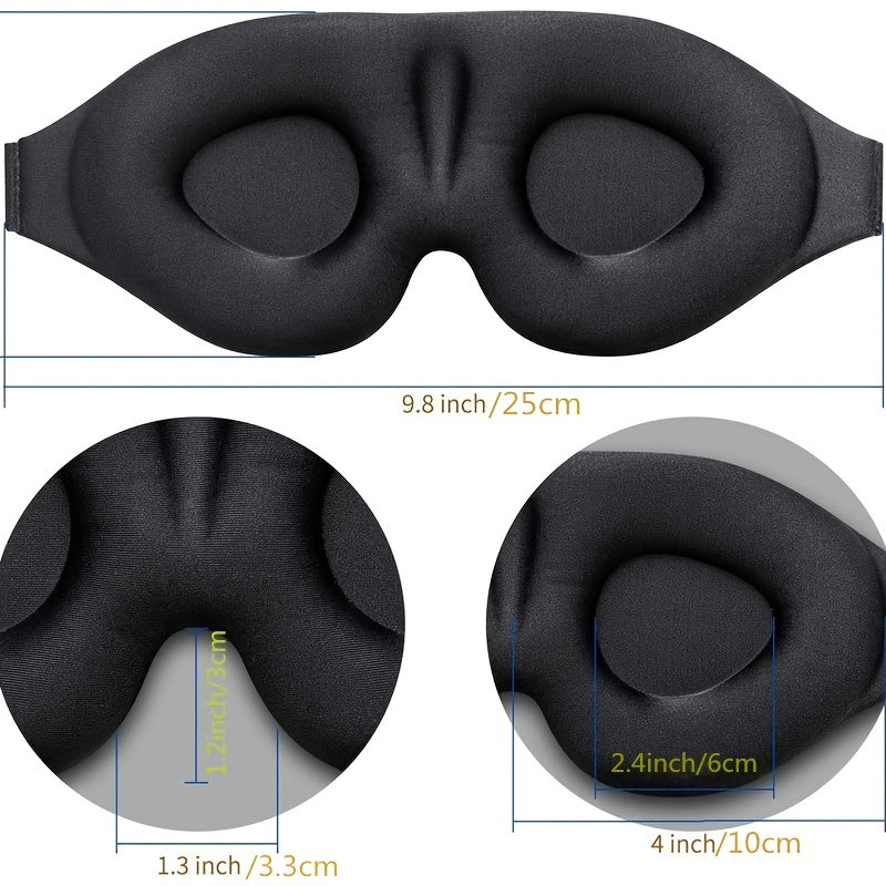 Masque de sommeil en forme de tasse 3D