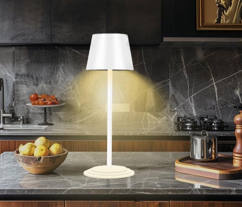 Glow Ease | Lampe de table dimmable sans fil avec contrôle tactile