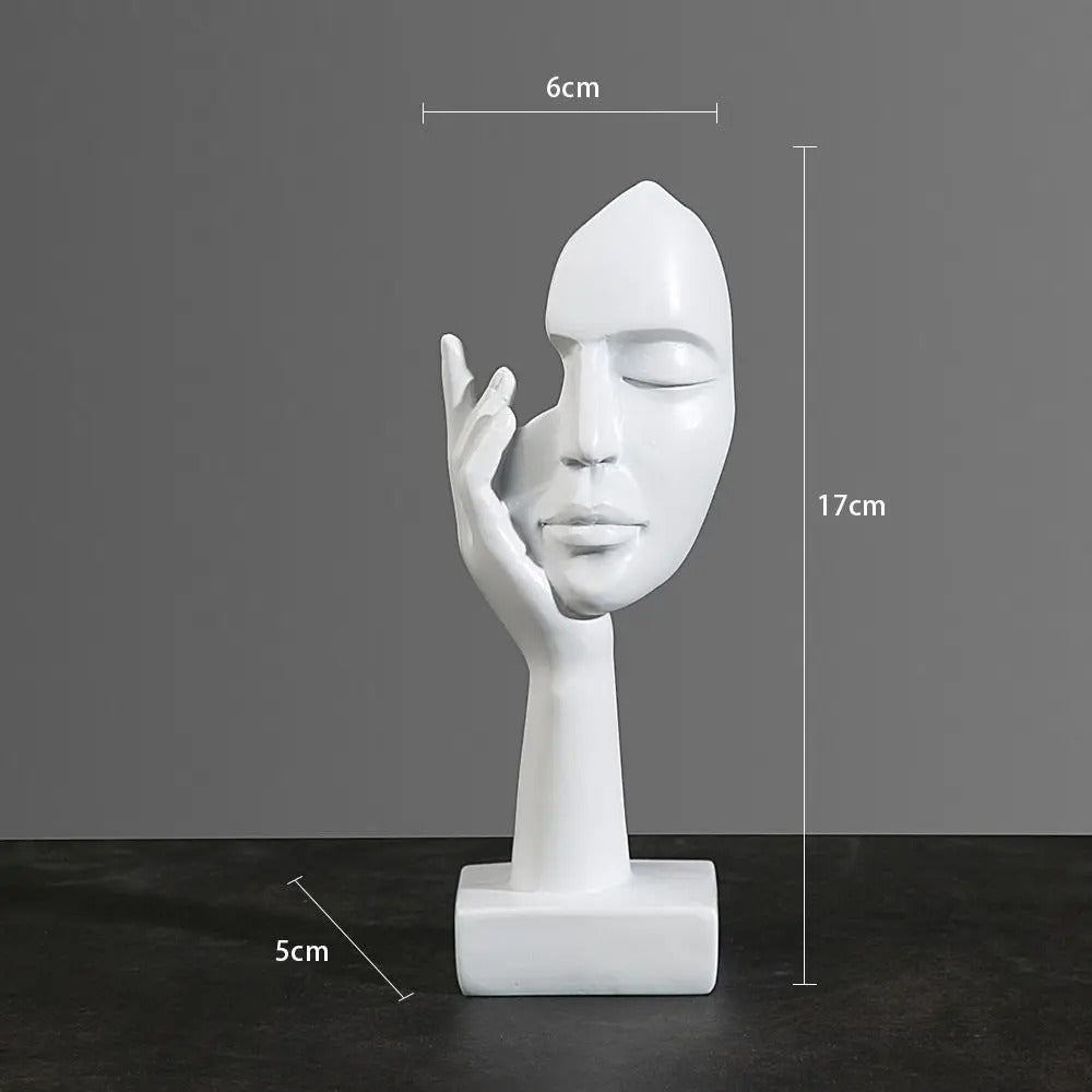 NordicMuse - Sculpture de visage abstrait