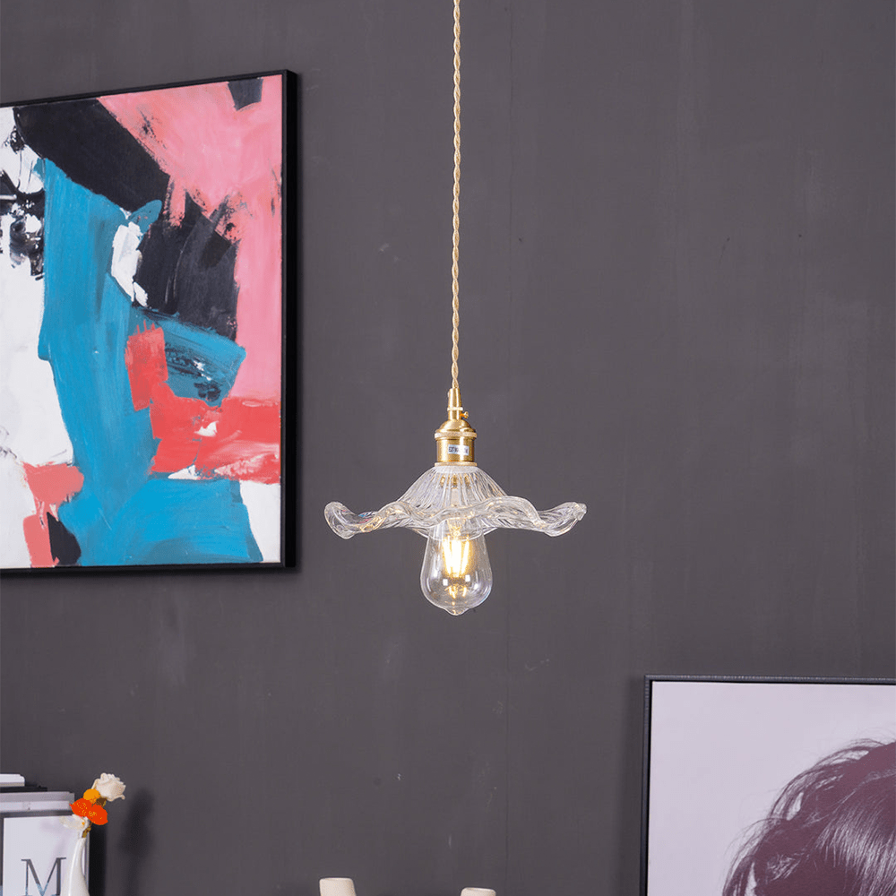Lampe stylée à fleur d'hibiscus