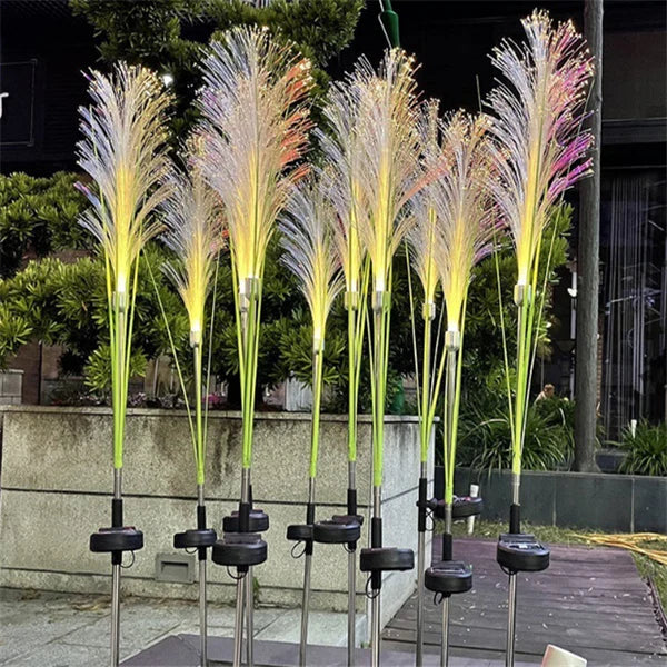Lampadaire de jardin élégant à énergie solaire