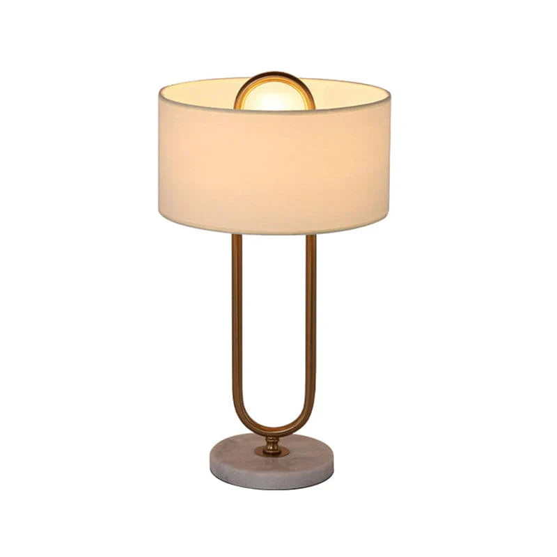 SleekElegance - Lampe de table moderne avec abat-jour cylindrique