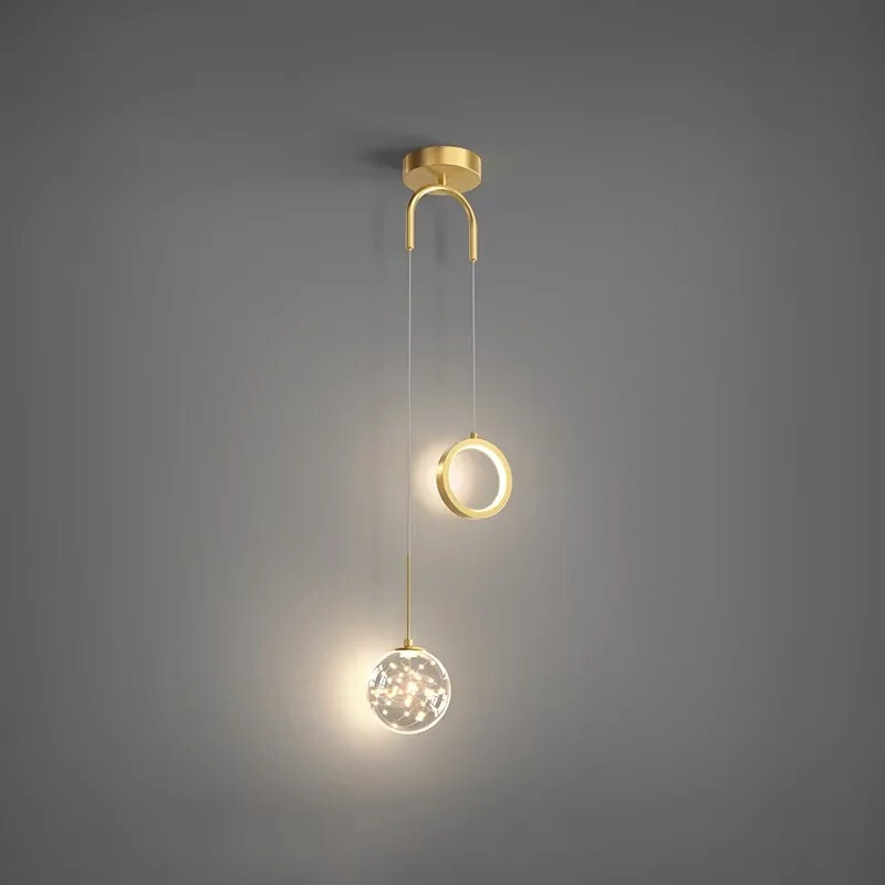 Pendel LED KrystaLume Élégant en Cristal – Éclat Sophistiqué et Élégance Intemporelle