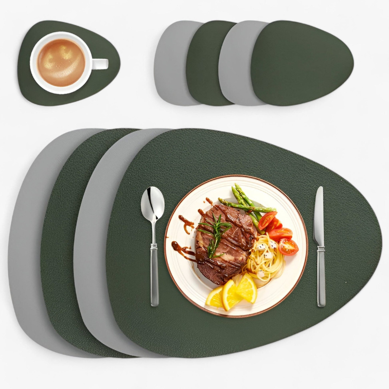 Bordluna Élégant Sets de Sous-plat et Set de Dessous de Plat Réciproque