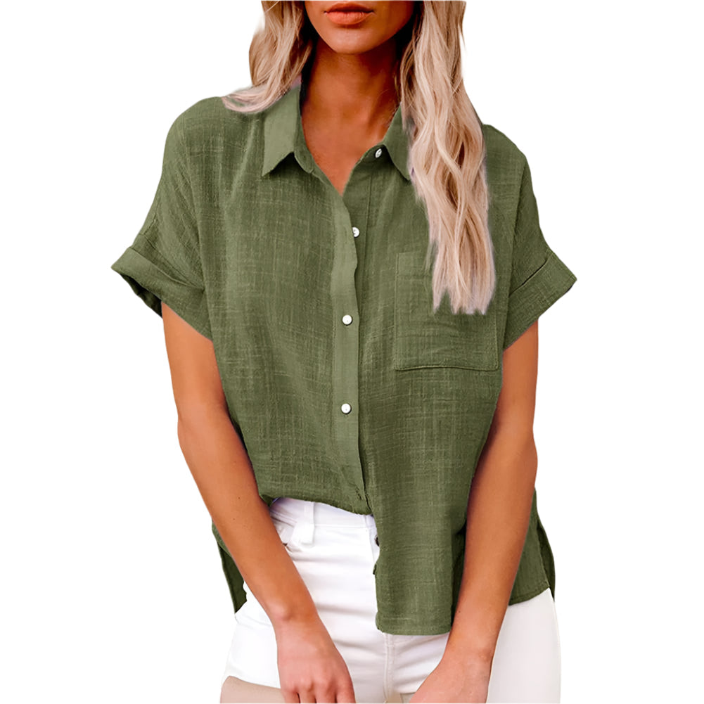 Miles - Chemise à boutons sans effort pour femmes