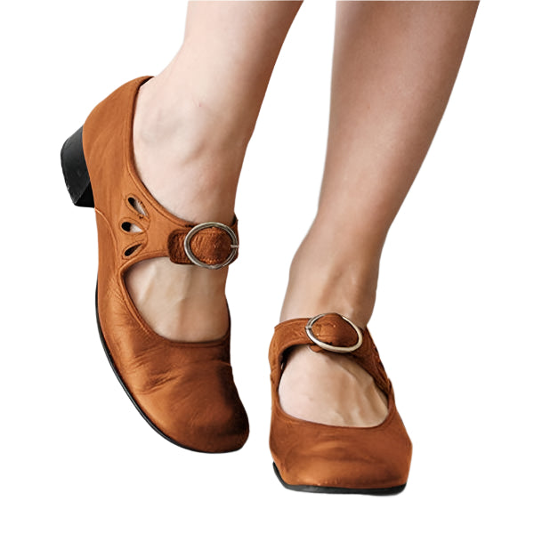 Carey - Chaussures chics avec boucle et petit talon