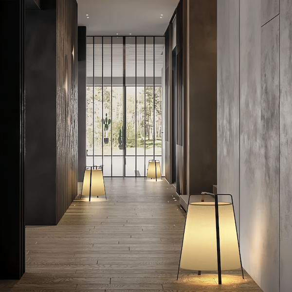 Lampe de sol moderne au design minimaliste