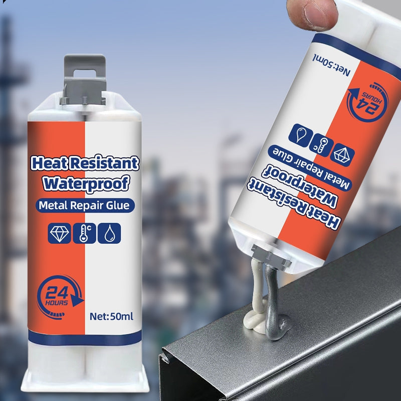 FixBond Colle de réparation métallique résistante à la chaleur et étanche