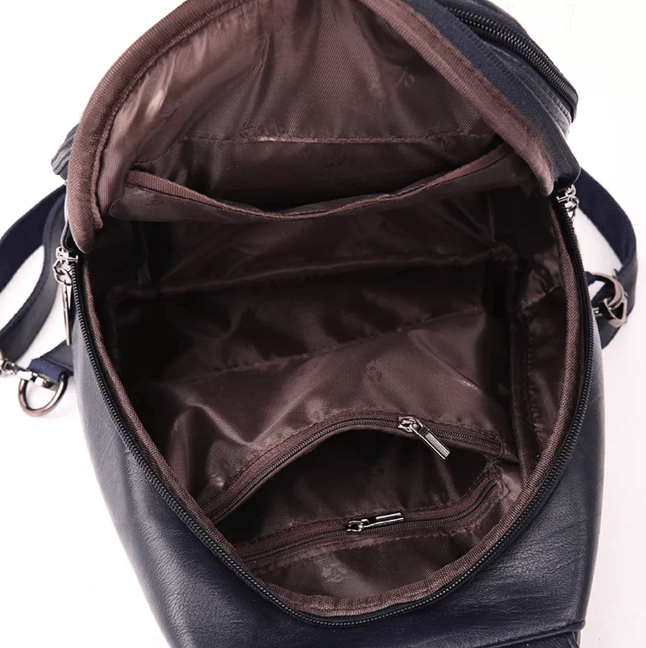 Sofia Sac à dos en cuir – Élégance intemporelle et fonctionnalité pratique