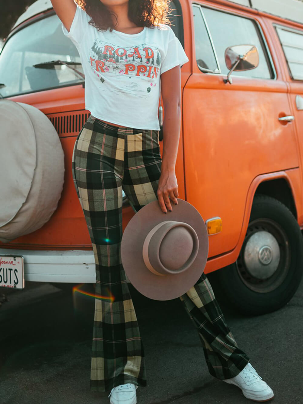 Sophie - Pantalons larges rétro