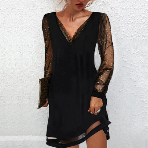 Robe Midi Elvira – Design Élégant avec de Jolis Détails en Dentelle