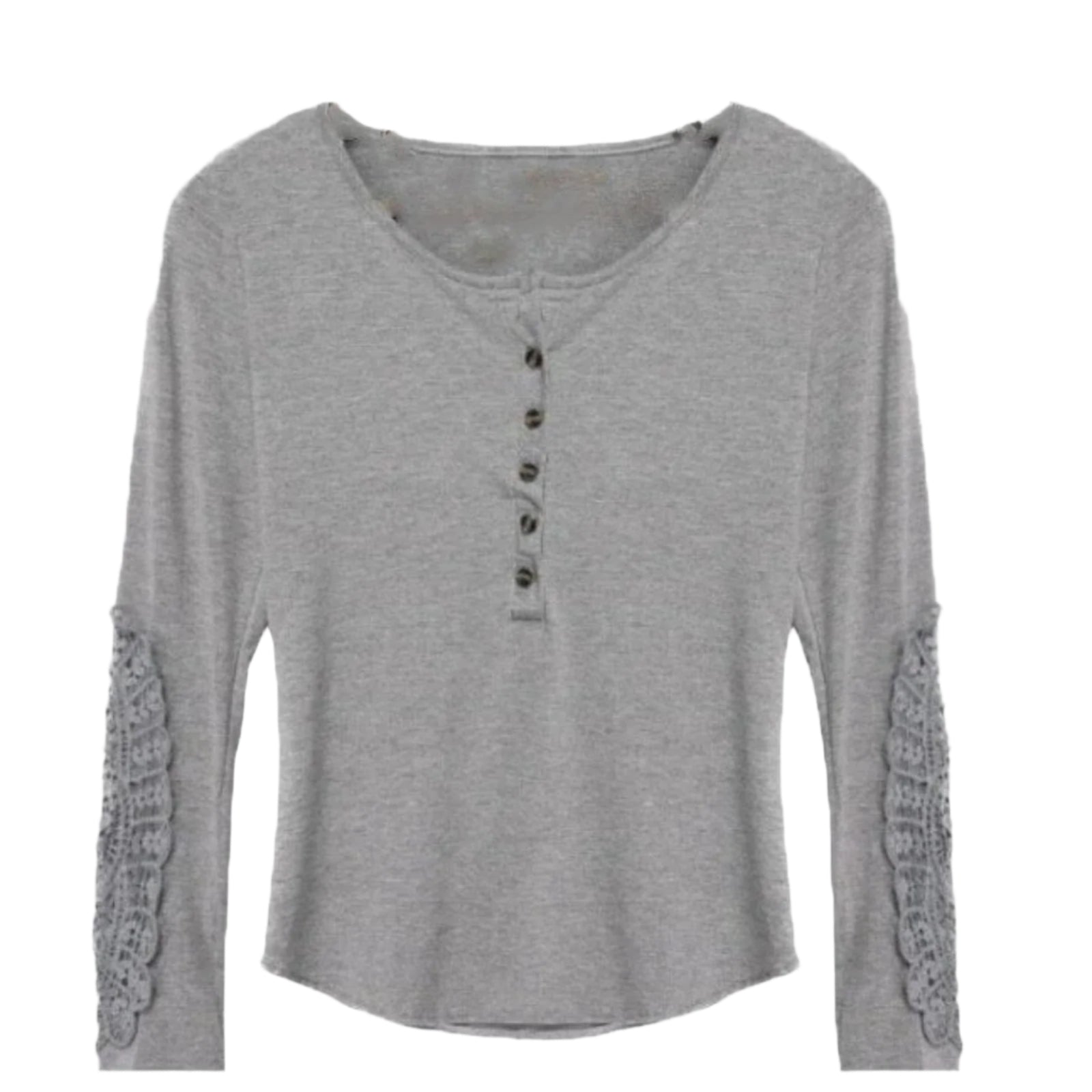 Larah - Blouse élégante intemporelle avec manches en dentelle