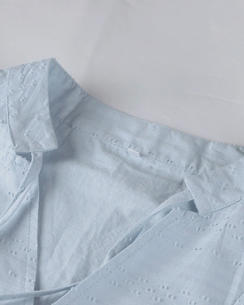 Charena - Mini-robe col V décontractée