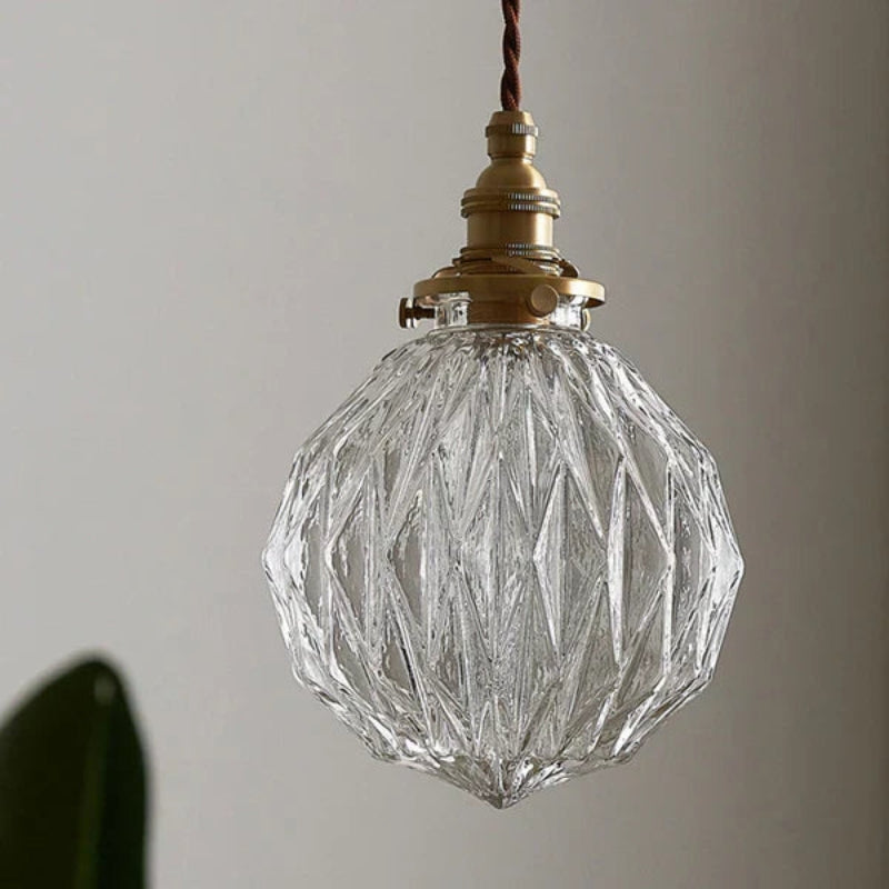 Suspension en verre ClearGlow