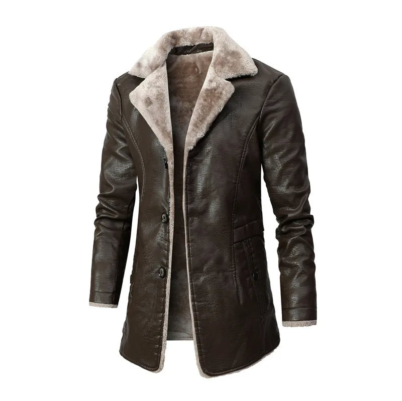Steven | Veste Vintage en Similicuir