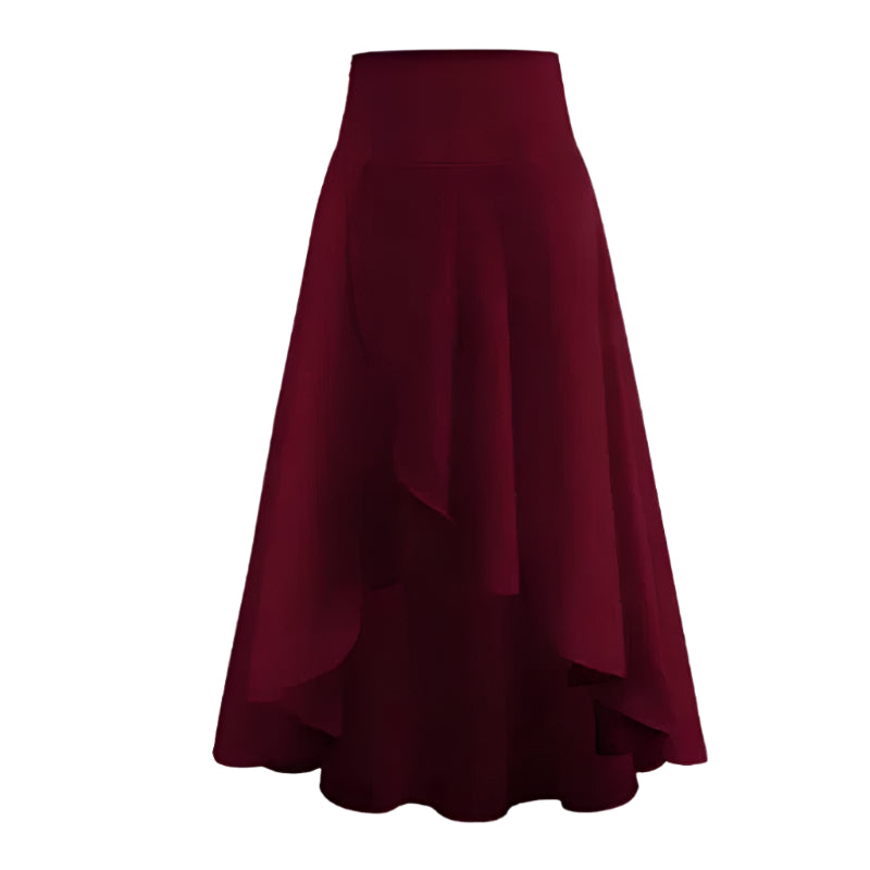 Amalie - Jupe taille haute confortable et coupe ample