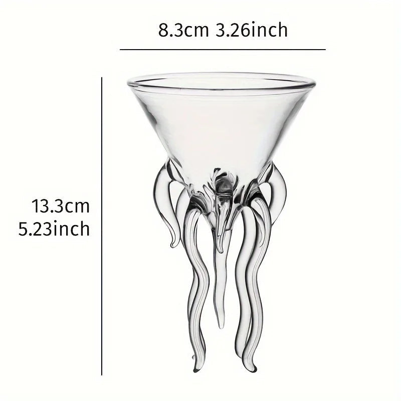 JellyGlow - Verre à cocktail en forme de méduses
