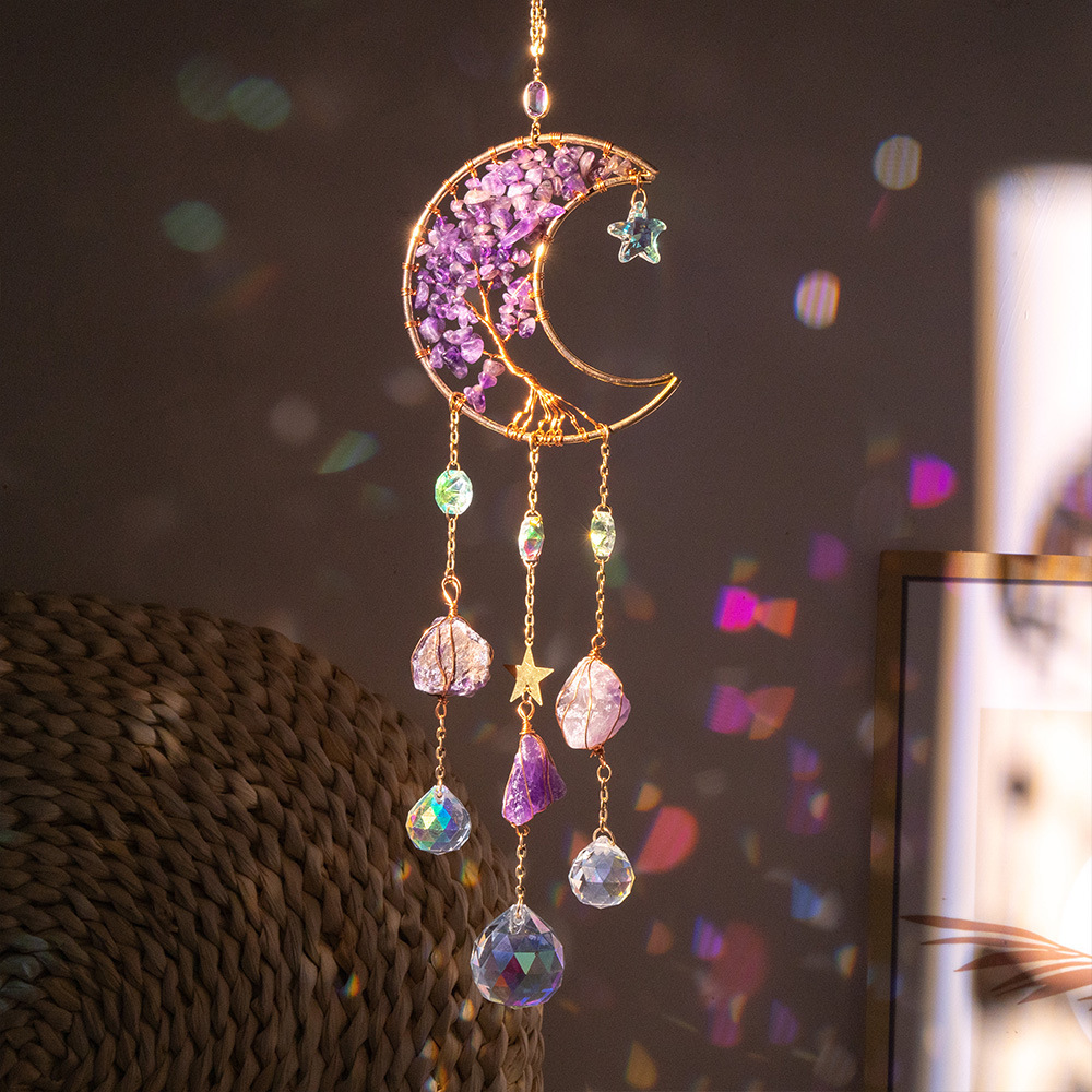 MoonGlow - Attrape-rêves Prism Moon pour une ambiance mystérieuse