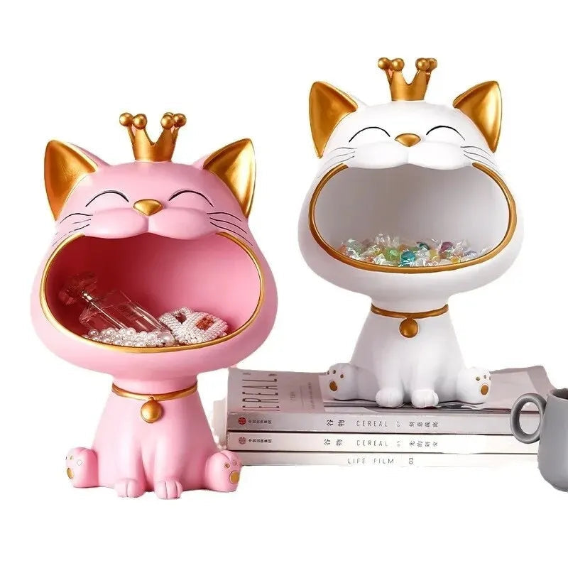 WhiskerVault - Boîte de rangement décorative pour chat