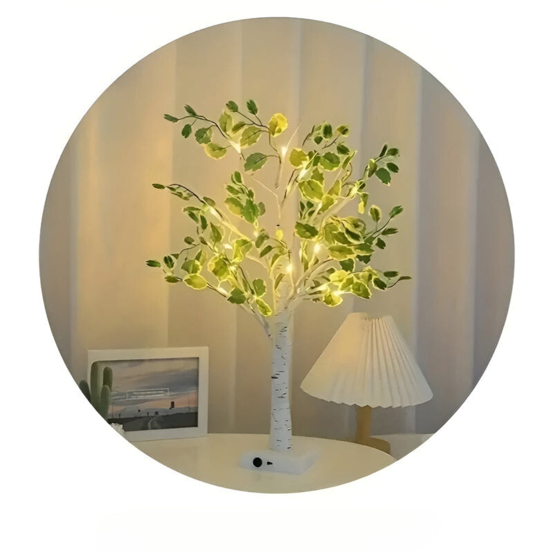 LeafLight - Lampe en bois unique