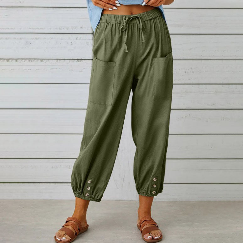 Martha- Pantalon à jambes larges