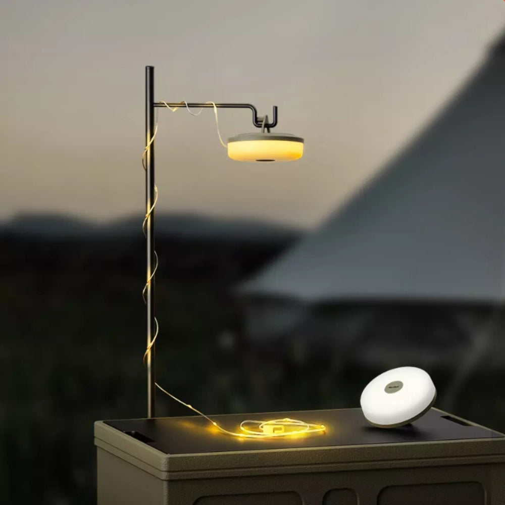 LumiFlex - Bande LED portable rechargeable avec câble rétractable et support