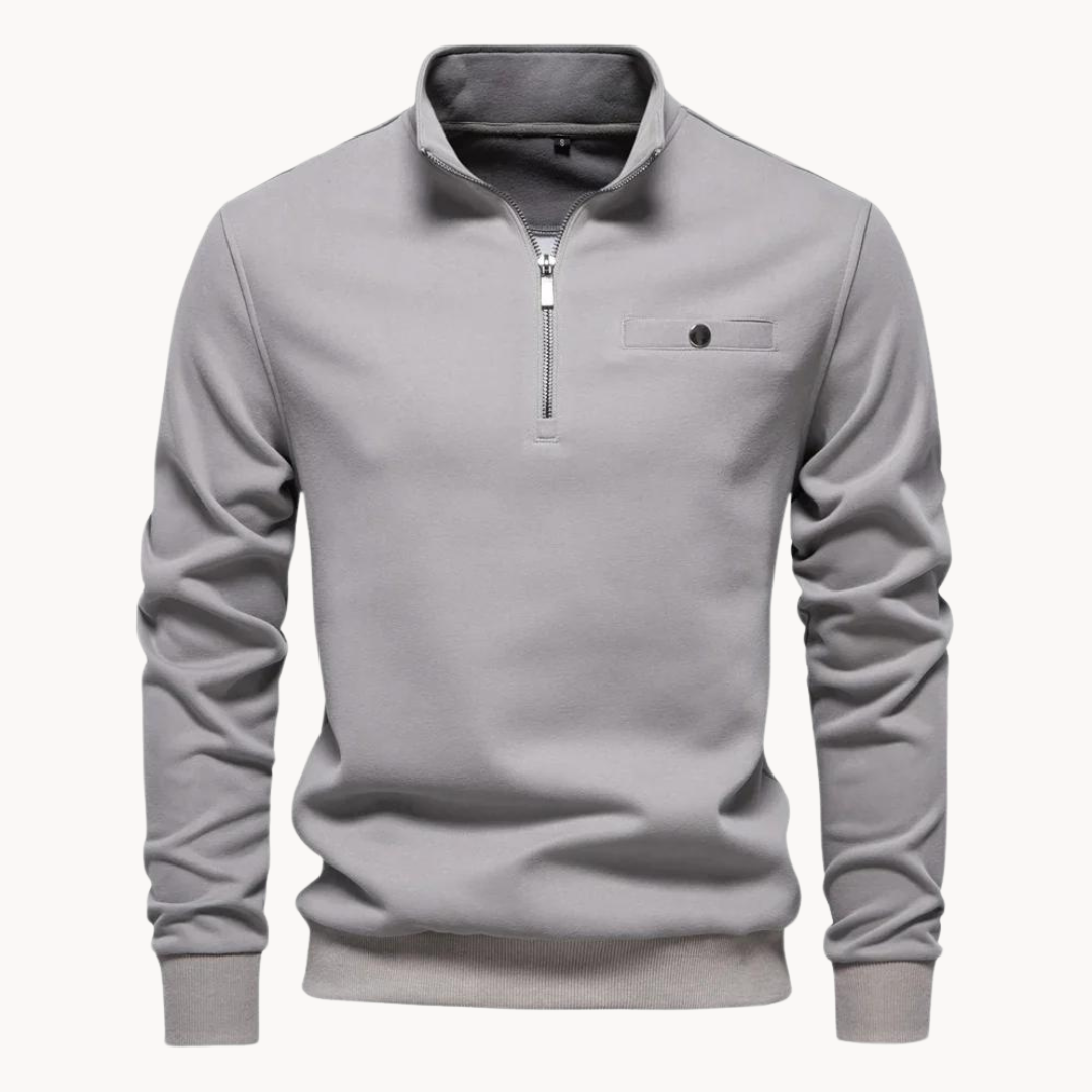 Sweater décontracté Noah Herre avec demi-zip