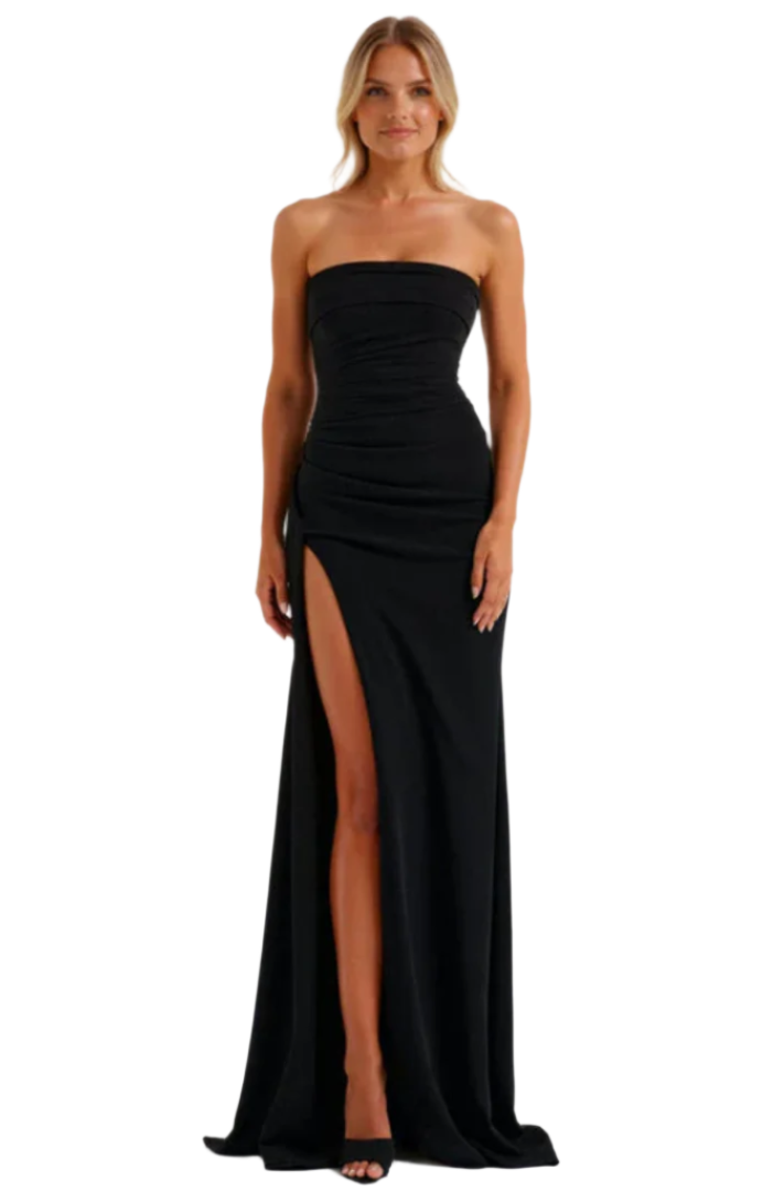 Novi - Robe maxi sans dos avec fente hauteur cuisse