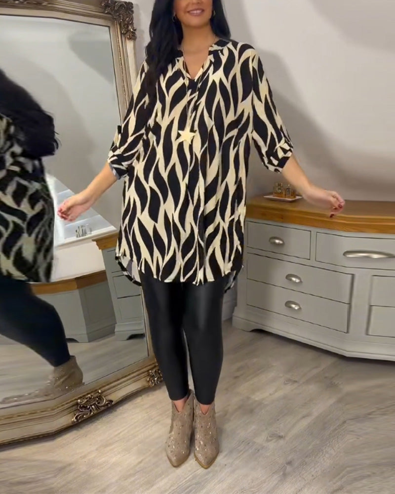 Blouse décontractée Elise en tissu léger