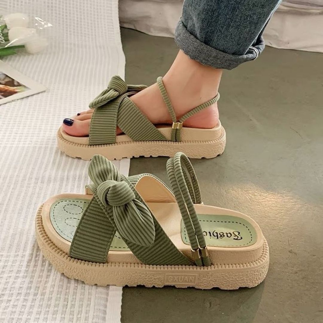 Ida – Sandales à plateforme à nœud pour un look d'été élégant