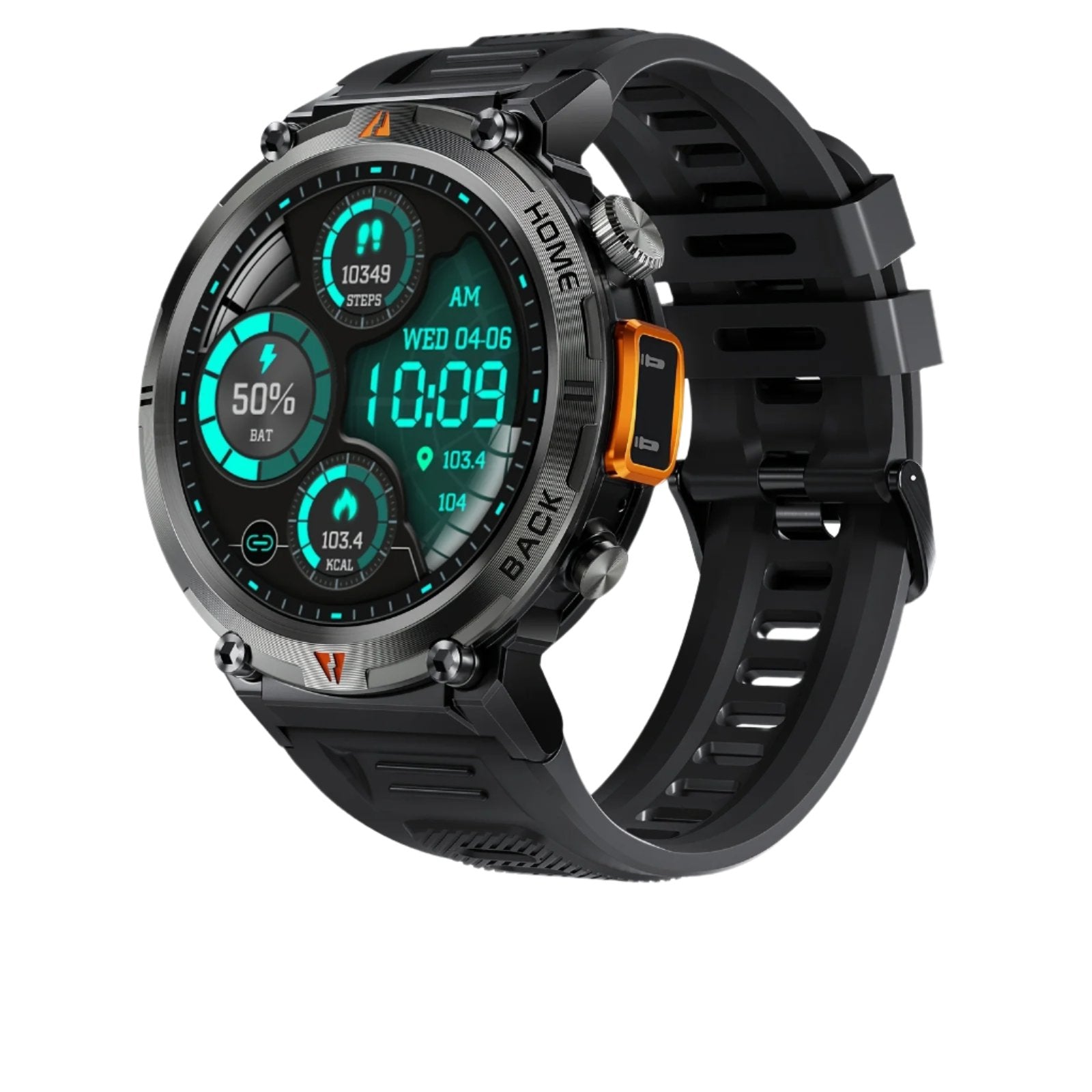 Leo - Montre intelligente de fitness tactique à LED